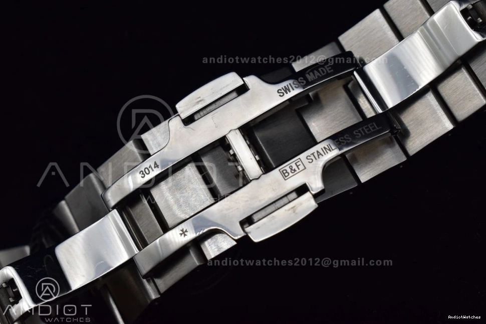 SS Dial Bracelet A on Edition 924 ZF Overseas SS 4500V 1:1 Sleek Silver Best 1222
